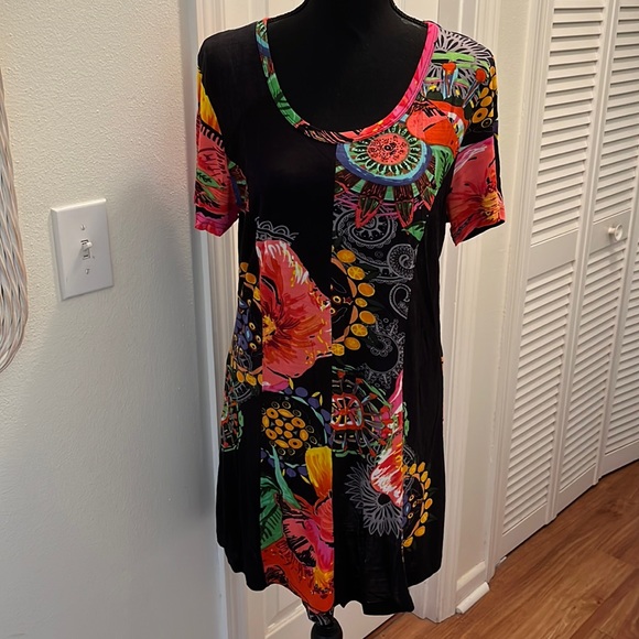 Parsley & Sage colorful panel dress - Picture 1 of 6